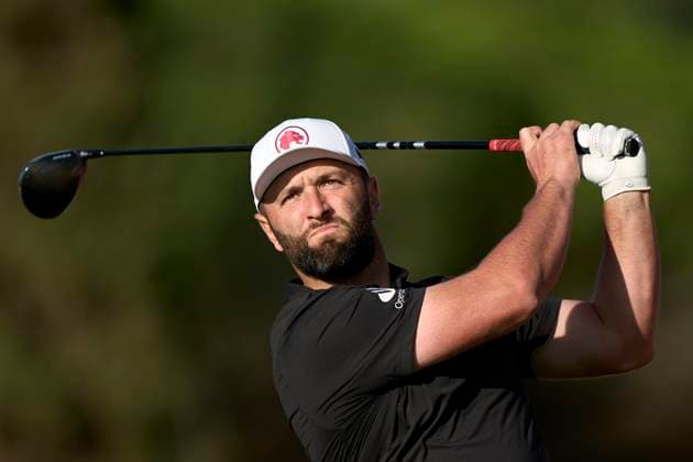 Estrella Damm N.A. Andalucia Masters 2024 Jon Rahm of Spain tees off on the 11th hole on day one of the Estrella Damm N.A. Andalucia Masters 2024 at Real Club de Golf Sotogrande in San Roque, Spain, on October 17, 2024. San Roque, Spain Spain  Copyright: xJosexManuelxAlvarezxReyx originalFilename:alvarezrey-notitle241017_npSvb.jpg