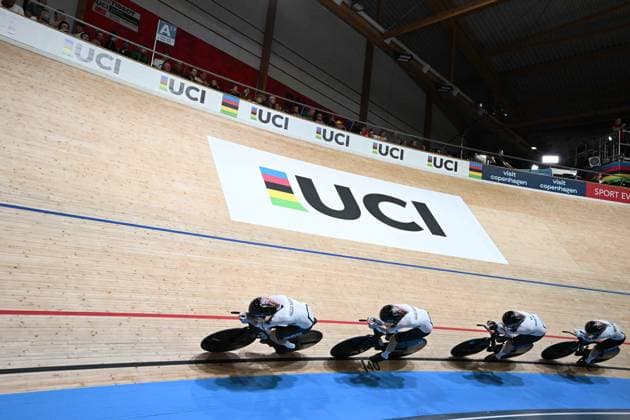 17-10-2024 World Championships Elite Women Track; Giornata 02; 2024, Germany; Brausse, Franziska; Klein, Lisa; Kroger, Mieke; Sussemilch, Laura; Velodromo Ballerup; 