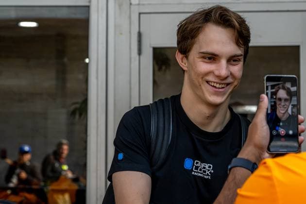 AUSTIN, TEXAS, UNITED STATES: Oscar Piastri, racing for the McLaren F1 team during the 2024 Formula 1 United States Grand Prix at the Circuit of the Americas in Austin, Texas, United States
