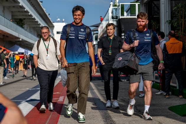 AUSTIN, TEXAS, UNITED STATES: Alex Albon, racing for the Williams Racing team during the 2024 Formula 1 United States Grand Prix at the Circuit of the Americas in Austin, Texas, United States