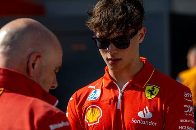 AUSTIN, TEXAS, UNITED STATES: Oliver Bearman, racing for the Haas F1 team during the 2024 Formula 1 United States Grand Prix at the Circuit of the Americas in Austin, Texas, United States