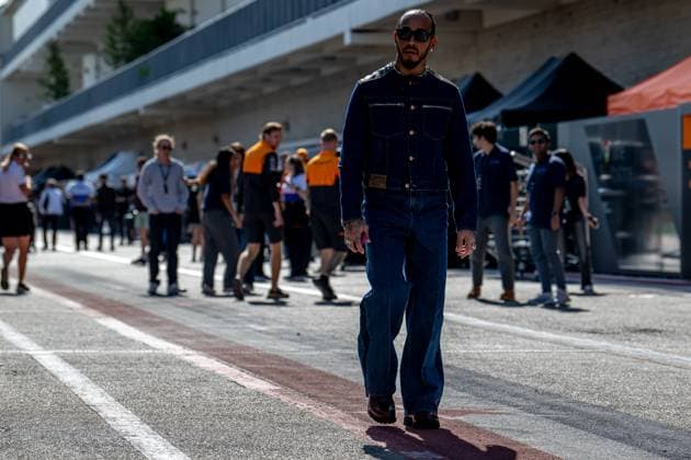 AUSTIN, TEXAS, UNITED STATES: Lewis Hamilton, racing for the Mercedes team during the 2024 Formula 1 United States Grand Prix at the Circuit of the Americas in Austin, Texas, United States