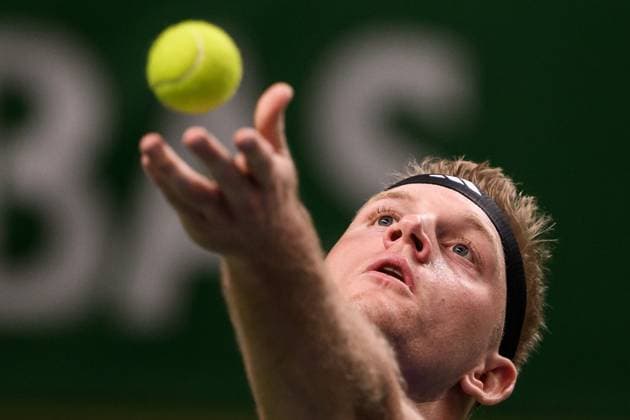 241017 Alejandro Davidovich Fokina of Spain competes in a men s singles tennis match during day 6 of the ATP, Tennis Herren 250 Nordic Open on October 17, 2024 in Stockholm. Photo: Jesper Zerman BILDBYRAN kod JZ JZ0581 tennis atp 250 nordic open day 6 bbeng Copyright: JESPERxZERMAN BB241017JZ036