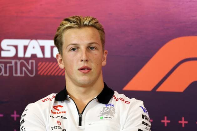 Liam Lawson (NZL) Visa Cash App RB Formula Team in der Pressekonferenz, Formel 1 Pirelli Grand Prix, FIA F1 Weltmeisterschaft, Circuit of Amerika, Austin Texas, 17.10.2024, USA,