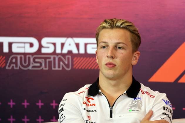 Liam Lawson (NZL) Visa Cash App RB Formula Team in der Pressekonferenz, Formel 1 Pirelli Grand Prix, FIA F1 Weltmeisterschaft, Circuit of Amerika, Austin Texas, 17.10.2024, USA,
