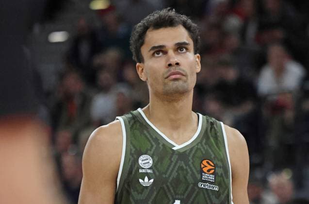 1 Oscar da Silva (FCBB) Portraet, Portrait, Basketball EuroLeague FC Bayern Muenchen - Paris Basketball SAP Garden 17.10.2024 FOTO: Mladen Lackovic LakoPress