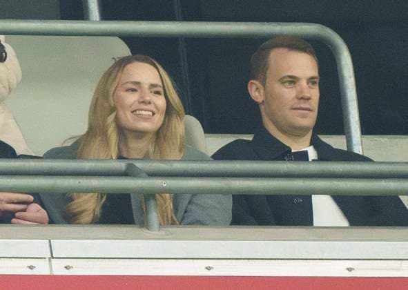 Anika Neuer, wife Manuel Neuer, FCB 1 in the UEFA Nations League 2024 match GERMANY - NETHERLANDS 1-0 in Season 2024 2025 at Oct 14, 2024 in Munich, Germany.
