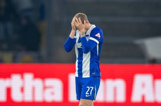 Fussball, Herren, Saison 2024 2025, 2. Bundesliga (9. Spieltag), Hertha BSC - Eintracht Braunschweig, Michael Cuisance (Hertha BSC), 18.10. 2024,