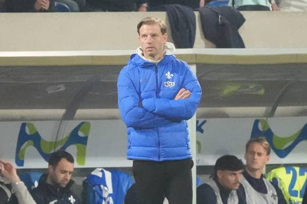 Trainer Florian Kohfeldt (SV Darmstadt 98) - 18.10.2024 2. Bundesliga, Saison 24 25: SV Darmstadt 98 vs 1. FC Köln, Stadion am Boellenfalltor, emonline, emspor,