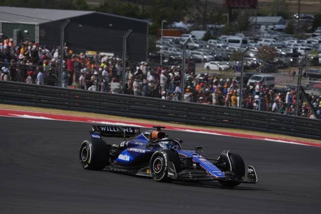 18.10.2024, Circuit of The Americas, Austin, FORMULA 1 PIRELLI UNITED STATES GRAND PRIX 2024 ,im Bild Alexander Albon (GBR), Williams Racing (Photo by Hasan Bratic DeFodi Images) not used in POL SRB CRO FRA GBR NED ITA USA Defodi-506_20241018_hbr_1436