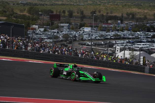18.10.2024, Circuit of The Americas, Austin, FORMULA 1 PIRELLI UNITED STATES GRAND PRIX 2024 ,im Bild Zhou Guanyu (CHN), Stake F1 Team Kick Sauber (Photo by Hasan Bratic DeFodi Images) not used in POL SRB CRO FRA GBR NED ITA USA Defodi-506_20241018_hbr_1485