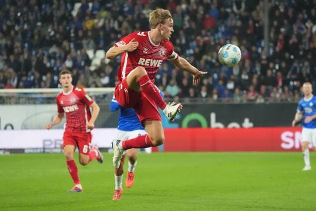 Timo Hübers (1. FC Köln) - 18.10.2024 2. Bundesliga, Saison 24 25: SV Darmstadt 98 vs 1. FC Köln, Stadion am Boellenfalltor, emonline, emspor,