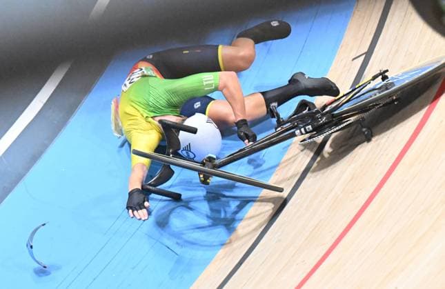Sport Bilder des Tages 18-10-2024 World Championships Elite Women Track; Giornata 03; 2024, Lituania; Gedraityte, Akvile; Velodromo Ballerup; 
