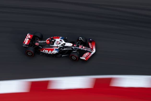 Kevin Magnussen (MoneyGram Haas F1 Team, Daenemark, 20) im Haas VF-24, USA, Formel 1 Weltmeisterschaft, Pirelli Grand Prix der Vereinigten Staaten von Amerika, Circuit of the Americas Austin, Sprint Qualifying, 18.10.2024 USA, Formel 1 Weltmeisterschaft, Pirelli Grand Prix der Vereinigten Staaten von Amerika, Circuit of the Americas Austin, Sprint Qualifying, 18.10.2024 Austin Copyright: xEibner-Pressefoto Memmlerx EP_MMR