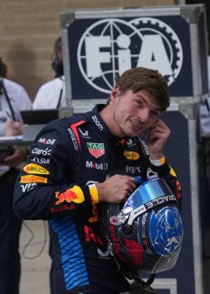 FORMULA 1 PIRELLI UNITED STATES GRAND PRIX 2024 18.10.2024, Circuit of The Americas, Austin, FORMULA 1 PIRELLI UNITED STATES GRAND PRIX 2024 ,im Bild Poleposition für das Sprintrennen für Max Verstappen (NLD), Oracle Red Bull Racing