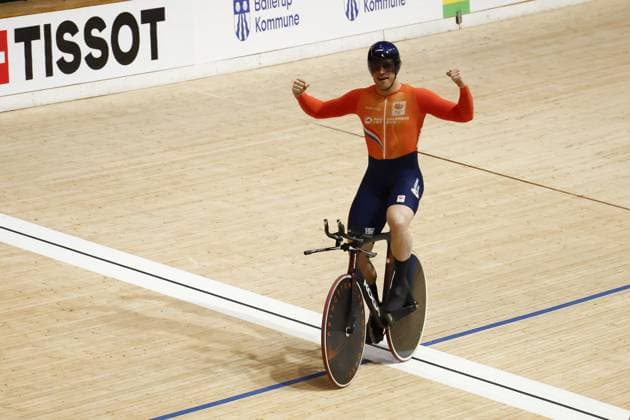 Tissot Track cycling, Rad, Radsport, Bahnrad, Bahn World Championship, WM, Weltmeisterschaft - Ballerup, Copenaghen, Den- 16-10-2024 during Tissot 2024 Track World Championships, Track cycling race in Copenhagen, Denmark, October 18 2024 Copyright: xStefanoxCavasino IPAxSportx xipax xx IPA_50715538 IPA_Agency_IPA50715538
