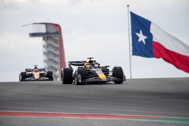 October 18, 2024: Max Verstappen (1) with Oracle Red Bull Racing in action Sprint Qualifying at the Formula 1 Pirelli United States Grand Prix, Circuit of the Americas. Austin, Texas. CSM Austin United States of America - ZUMAc04_ 20241018_faf_c04_013 Copyright: xMarioxCantux