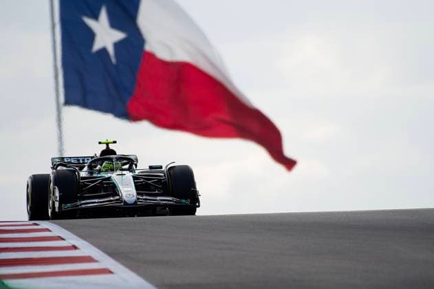 October 18, 2024: Lewis Hamilton (44) with Mercedes-AMG PETRONAS F1 Team in action Sprint Qualifying at the Formula 1 Pirelli United States Grand Prix, Circuit of the Americas. Austin, Texas. CSM Austin United States of America - ZUMAc04_ 20241018_faf_c04_015 Copyright: xMarioxCantux