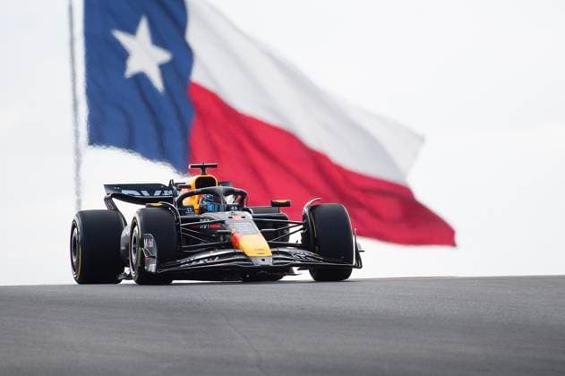 October 18, 2024: Max Verstappen (1) with Oracle Red Bull Racing in action Sprint Qualifying at the Formula 1 Pirelli United States Grand Prix, Circuit of the Americas. Austin, Texas. CSM Austin United States of America - ZUMAc04_ 20241018_faf_c04_041 Copyright: xMarioxCantux
