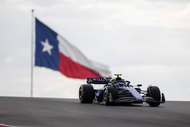 AUSTIN, TX - OCTOBER 18: Franco Colapinto (43) of Argentina and team Williams Racing during Sprint Qualifying at the Formula 1 Pirelli United States Grand Prix on October 18, 2024 at the Circuit of The Americas in Austin, TX. (Photo by Bob Kupbens Icon Sportswire) AUTO: OCT 18 F1 Pirelli United States Grand Prix EDITORIAL USE ONLY Icon2410182881