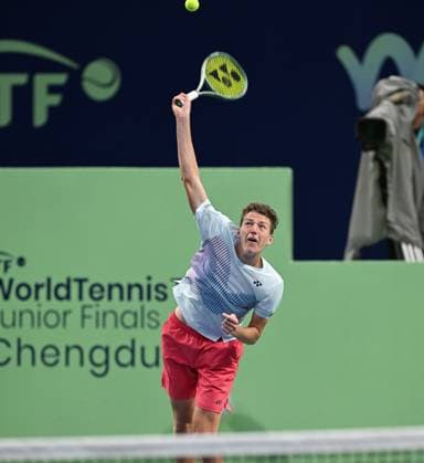 2024 ITF World Tennis Tour Junior Finals Chengdu , China Boys Group A: Jan Kumstat (CZE) , Hayden Jones (AUS)