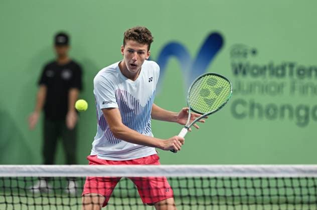 2024 ITF World Tennis Tour Junior Finals Chengdu , China Boys Group A: Jan Kumstat (CZE) , Hayden Jones (AUS)