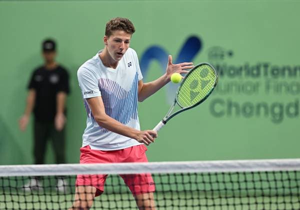 2024 ITF World Tennis Tour Junior Finals Chengdu , China Boys Group A: Jan Kumstat (CZE) , Hayden Jones (AUS)