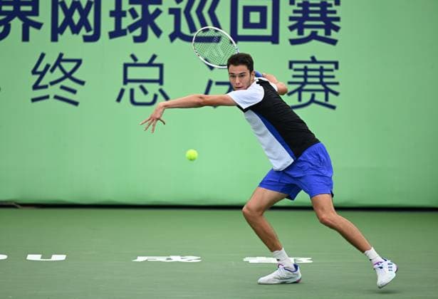2024 ITF World Tennis Tour Junior Finals Chengdu , China Boys Group B: Luca Preda (ROU) , Jangjun Kim (KOR)