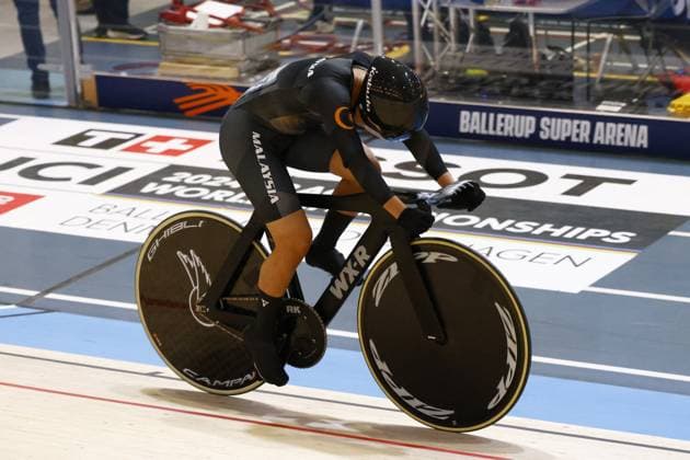 CICLISMO - Ciclismo su Pista - Tissot 2024 Track World Championships Tissot Track cycling, Rad, Radsport, Bahnrad, Bahn World Championship, WM, Weltmeisterschaft - Ballerup, Copenaghen, Den- 16-10-2024 - Men s Individual Pursuit - Milan Jonathan, Italy during Tissot 2024 Track World Championships, Track cycling race in Copenhagen, Denmark, October 19 2024 Copenhagen Denmark Copyright: xIPAxSport ABACAx