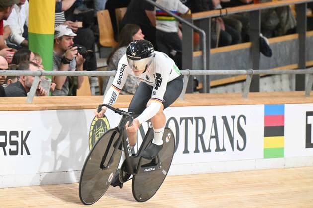Sport Bilder des Tages 19-10-2024 World Championships Elite Track; Giornata 04; 2024, Germany; Spiegel, Luca; Velodromo Ballerup; 