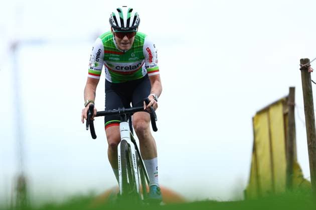 Belgian Marion Norbert Riberolle and pictured in action during the women s elite race of the Exact Cross Essen, stage 2 (out of 6) in the Exact Cross cyclocross competition, , in Essen. KRISTOFxVANxACCOM  x102966894x