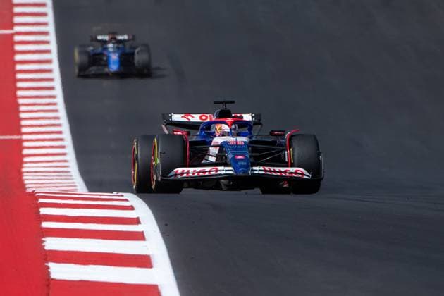 Liam Lawson (Visa Cash App RB Formula One Team Racing Bulls, Neuseeland, 30) im VCARB 01, USA, Formel 1 Weltmeisterschaft, Pirelli Grand Prix der Vereinigten Staaten von Amerika, Circuit of the Americas Austin, Sprint Rennen, 19.10.2024 USA, Formel 1 Weltmeisterschaft, Pirelli Grand Prix der Vereinigten Staaten von Amerika, Circuit of the Americas Austin, Sprint Rennen, 19.10.2024 Austin Copyright: xEibner-Pressefoto Memmlerx EP_MMR