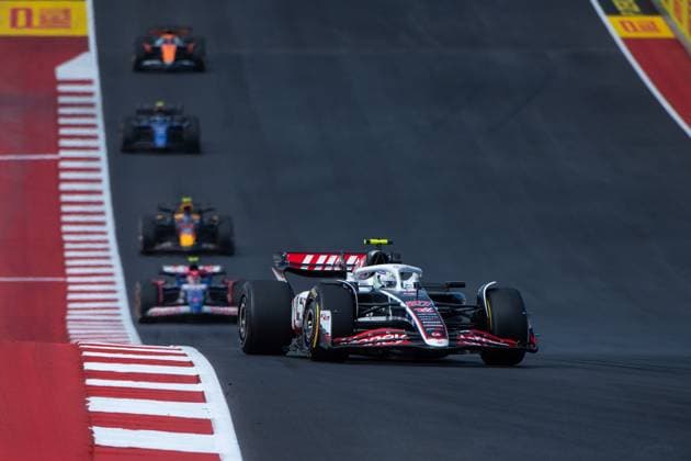 Nico Huelkenberg (MoneyGram Haas F1 Team, Deutschland, 27) im Haas VF-24, USA, Formel 1 Weltmeisterschaft, Pirelli Grand Prix der Vereinigten Staaten von Amerika, Circuit of the Americas Austin, Sprint Rennen, 19.10.2024 USA, Formel 1 Weltmeisterschaft, Pirelli Grand Prix der Vereinigten Staaten von Amerika, Circuit of the Americas Austin, Sprint Rennen, 19.10.2024 Austin Copyright: xEibner-Pressefoto Memmlerx EP_MMR