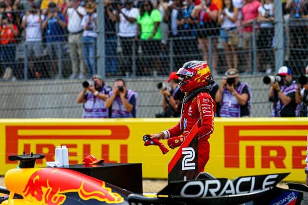 October 19, 2024, Austin, Texas, USA: Carlos Sainz Jr. (ESP) - Scuderia Ferrari - Ferrari SF-24 - Ferrari during the Sprint Race of Formula 1 Pirelli United States Grand Prix 2024, scheduled to take place at Circuit of Americas in Austin, TX (USA) Sept 18-20, 2024 Austin USA - ZUMAm217 20241019_zsp_m217_017 Copyright: xAlessioxDexMarcox