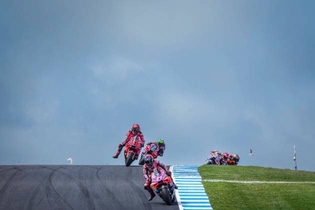 Bilder des Jahres 2024, Sport 10 Oktober Sport Themen der Woche KW42 Races of Qatar Airways Australian Grand Prix of MotoGP at Phillip Island Circuit. Australia October 20, 2024 In picture: Jorge Martin and Francesco Bagnaia Carreras del Gran Premio Qatar Airways de MotoGP de Australia en el circuito de Phillip Island. 20 de Octubre de 2024 POOL MotoGP.com Cordon Press Images will be for editorial use only. Mandatory credit: MotoGP.com Cordon Press Cordon Press 
