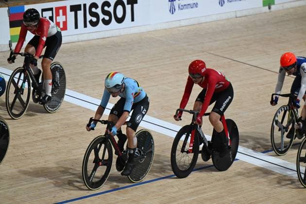20-10-2024 World Championships Elite Women Track; Giornata 05; 2024, Danimarca; 2024, Belgium; Leth, Julie; Kopecky, Lotte; Velodromo Ballerup; 
