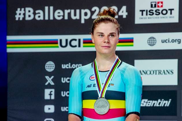 241020 Lotte Kopecky of Belgium after Women s Points Race during day 5 of the 2024 UCI Tissot Track cycling, Rad, Radsport, Bahnrad, Bahn World Championships on October 20, 2024 in Ballerup. Photo: Christian Örnberg BILDBYRAN COP 166 CO0482 cykling cycling sykling cykel vm cykel2024 uci tissot track cycling world championships wc 2024 uci tissot track cycling world championships 5 bbeng grappa33 Copyright: CHRISTIANxÖRNBERG BB241020CO028