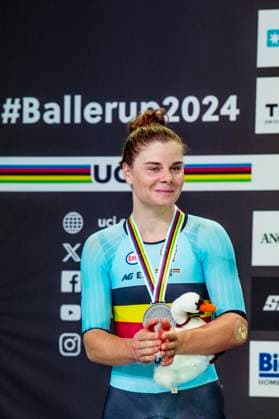 241020 Lotte Kopecky of Belgium after Women s Points Race during day 5 of the 2024 UCI Tissot Track cycling, Rad, Radsport, Bahnrad, Bahn World Championships on October 20, 2024 in Ballerup. Photo: Christian Örnberg BILDBYRAN COP 166 CO0482 cykling cycling sykling cykel vm cykel2024 uci tissot track cycling world championships wc 2024 uci tissot track cycling world championships 5 bbeng grappa33 Copyright: CHRISTIANxÖRNBERG BB241020CO029