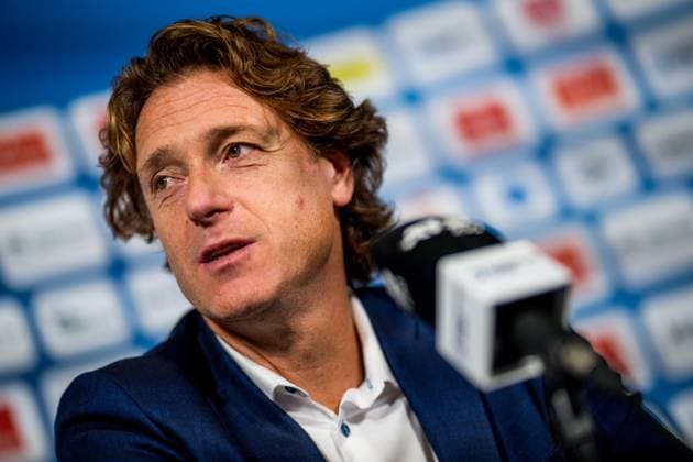 European Open tournament director Dick Norman pictured during a press conference, PK, Pressekonferenz at and the ATP, Tennis Herren European Open Tennis tournament in Antwerp, Sunday 20 October 2024. JASPERxJACOBS  x103097178x