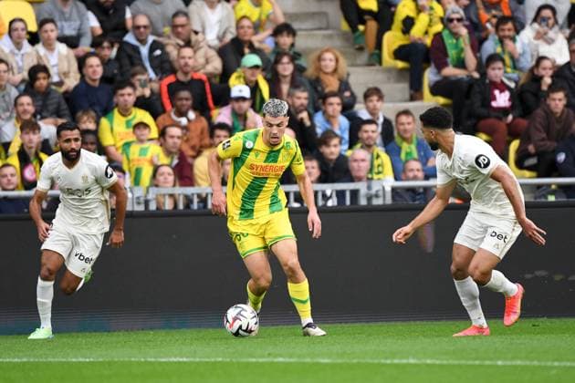 FC Nantes v OGC Nice - Ligue 1 McDonald s 2024 2025 39 Matthis ABLINE (fcn) during the Ligue 1 McDonald s match between Nantes and Nice at Stade de la Beaujoire on October 20, 2024 in Nantes, France. Nantes France  Copyright: xFEPx 776225453