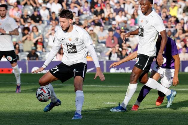 Toulouse FC v Angers SCO - Ligue 1 McDonald s 2024 2025 21 Jordan LEFORT (sco) during the Ligue 1 McDonald s match between Toulouse and Angers at Stadium de Toulouse on October 20, 2024 in Toulouse, France. Toulouse France  Copyright: xFEPx 776225460