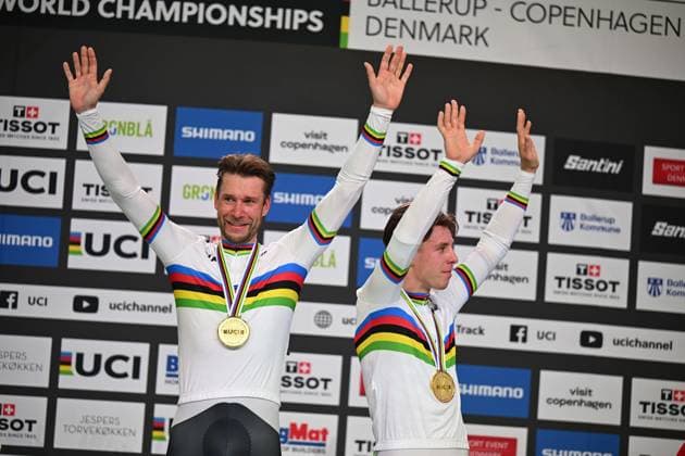 20-10-2024 World Championships Elite Track; Giornata 05; 2024, Germany; Kluge, Roger; Teutenberg, Tim Tom; Velodromo Ballerup; 