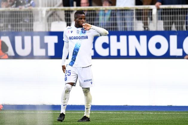 AJ Auxerre v Stade de Reims - Ligue 1 McDonald s 2024 2025 25 Hamed Junior TRAORE (aja) during the Ligue 1 McDonald s match between Auxerre and Reims at Stade de L Abbe-Deschamps on October 20, 2024 in Auxerre, France. Auxerre France  Copyright: xFEPx 776225387