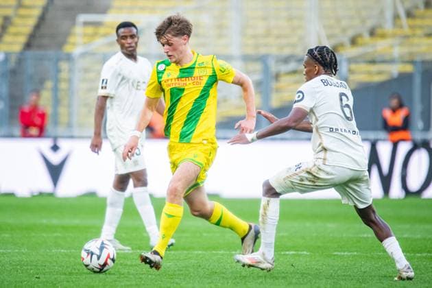 Johann Lepenant (FC NANTES) FOOTBALL : FC Nantes vs OGC Nice - Ligue 1 - Journée 8 - 20 10 2024 BaptisteAutissier Panoramic 