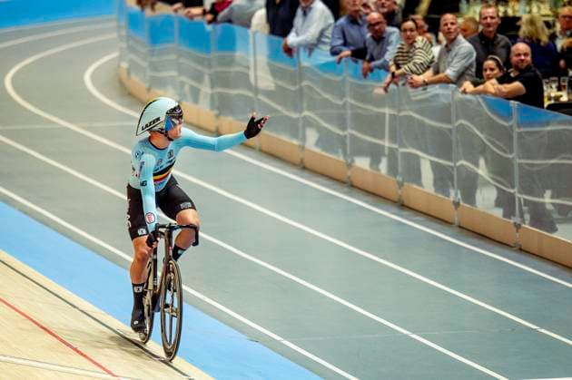 241020 Jules Hesters of Belgium looks dejected during Men s Madison during day 5 of the 2024 UCI Tissot Track cycling, Rad, Radsport, Bahnrad, Bahn World Championships on October 20, 2024 in Ballerup. Photo: Christian Örnberg BILDBYRAN COP 166 CO0482 cykling cycling sykling cykel vm cykel2024 uci tissot track cycling world championships wc 2024 uci tissot track cycling world championships 5 bbeng grappa33 depp Copyright: CHRISTIANxÖRNBERG BB241020CO105