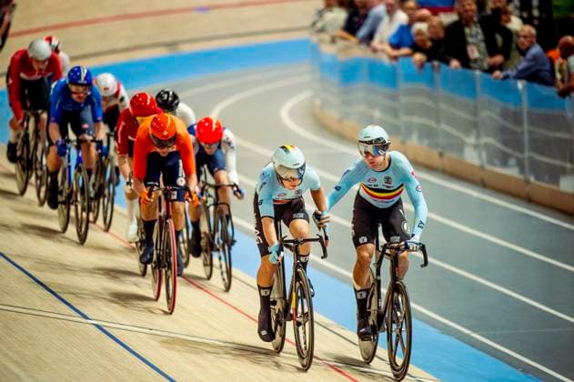 241020 Fabio van den Bossche of Belgium and Lindsay de Vylder of Belgium competes in Men s Madison during day 5 of the 2024 UCI Tissot Track cycling, Rad, Radsport, Bahnrad, Bahn World Championships on October 20, 2024 in Ballerup. Photo: Christian Örnberg BILDBYRAN COP 166 CO0482 cykling cycling sykling cykel vm cykel2024 uci tissot track cycling world championships wc 2024 uci tissot track cycling world championships 5 bbeng grappa33 Copyright: CHRISTIANxÖRNBERG BB241020CO066
