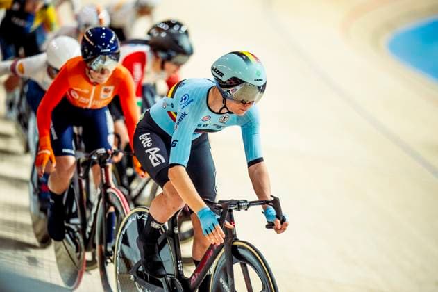 241020 Lotte Kopecky of Belgium competes in Women s Points Race during day 5 of the 2024 UCI Tissot Track cycling, Rad, Radsport, Bahnrad, Bahn World Championships on October 20, 2024 in Ballerup. Photo: Christian Örnberg BILDBYRAN COP 166 CO0482 cykling cycling sykling cykel vm cykel2024 uci tissot track cycling world championships wc 2024 uci tissot track cycling world championships 5 bbeng grappa33 Copyright: CHRISTIANxÖRNBERG BB241020CO114