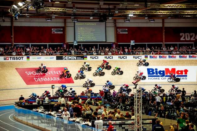 241020 Women s Points Race during day 5 of the 2024 UCI Tissot Track cycling, Rad, Radsport, Bahnrad, Bahn World Championships on October 20, 2024 in Ballerup. Photo: Christian Örnberg BILDBYRAN COP 166 CO0482 cykling cycling sykling cykel vm cykel2024 uci tissot track cycling world championships wc 2024 uci tissot track cycling world championships 5 bbeng grappa33 Copyright: CHRISTIANxÖRNBERG BB241020CO118