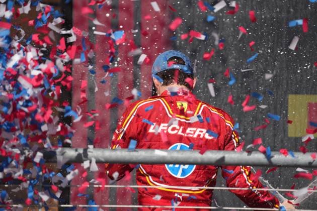 FORMULA 1 PIRELLI UNITED STATES GRAND PRIX 2024 20.10.2024, Circuit of The Americas, Austin, FORMULA 1 PIRELLI UNITED STATES GRAND PRIX 2024 ,im Bild Sieger Charles Leclerc (MCO), Scuderia Ferrari HP
