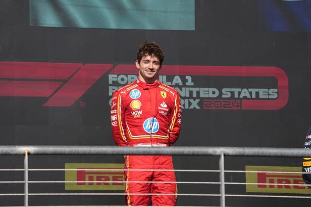 FORMULA 1 PIRELLI UNITED STATES GRAND PRIX 2024 20.10.2024, Circuit of The Americas, Austin, FORMULA 1 PIRELLI UNITED STATES GRAND PRIX 2024 ,im Bild Sieger Charles Leclerc (MCO), Scuderia Ferrari HP